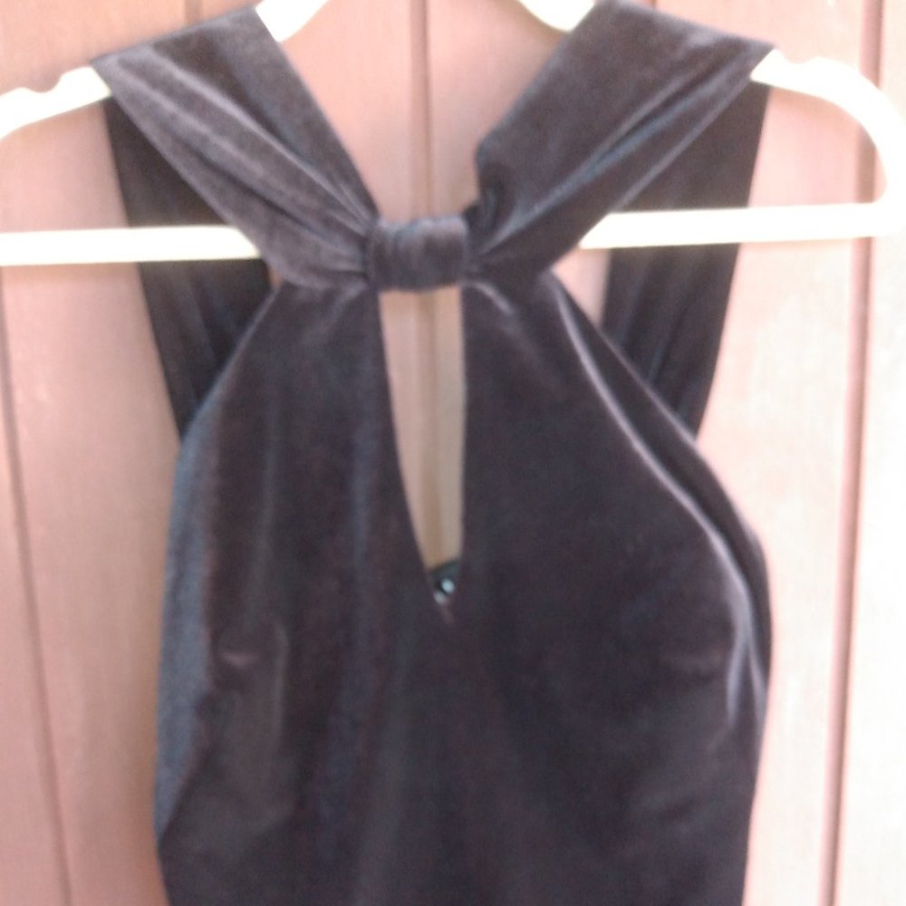 🌟David Meister || Velvet Cocktail Top